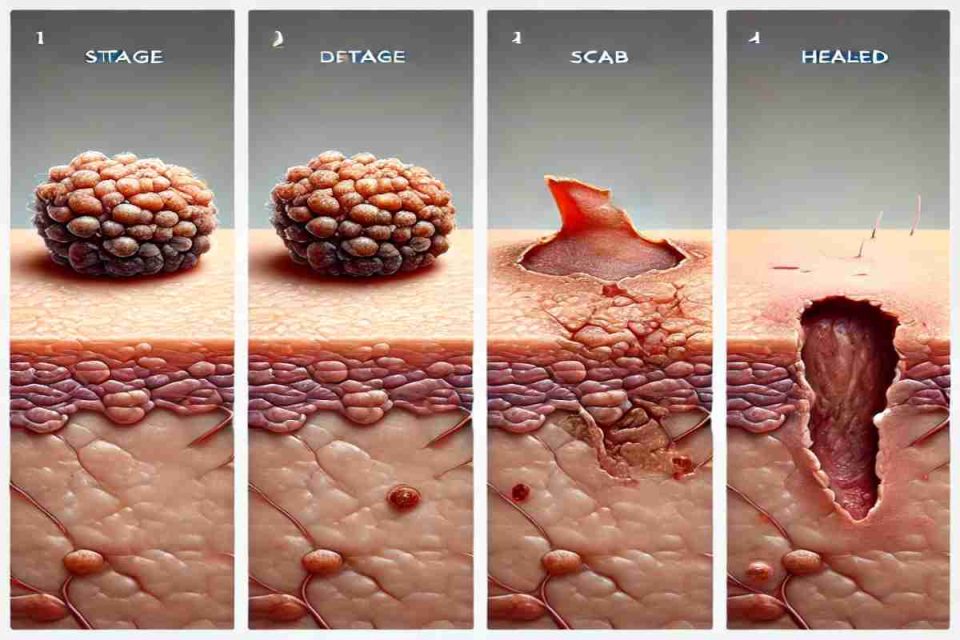 Stages of a Wart Falling Off Pictures